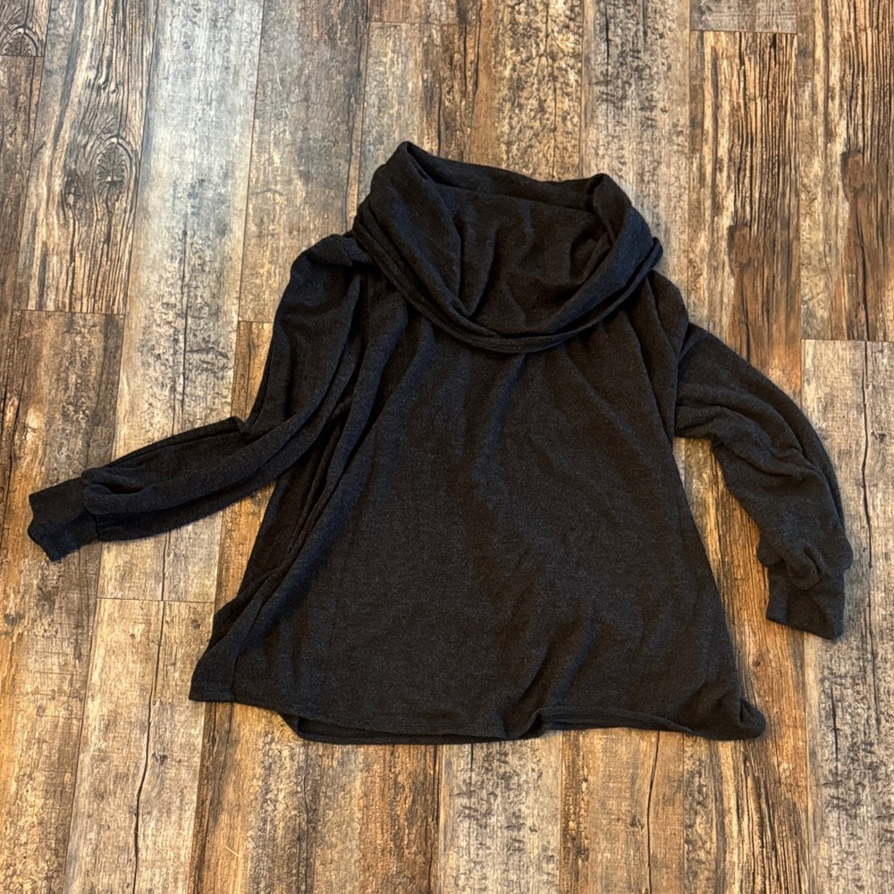 NWOT Grey Cowl Neck Sweater